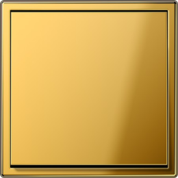 GO2982 Рамка LS 990 Блеск золота 1-постовая Jung