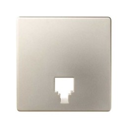 82062-64 Накладка на телефонную розетку RJ-11, RJ-12, S82, шампань Simon