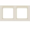 10226092 Рамка с полем для надписей Q.3 Белый с эффектом бархата 2-постовая Berker
