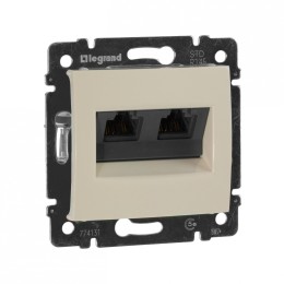 774131 Valena Розетка комп(RJ45) 2-ая 5 кат.крепление винт с лапками Legrand