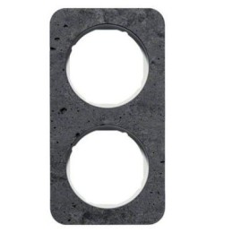 10122379 Рамка R.1 Бетон, белый 2-постовая Berker