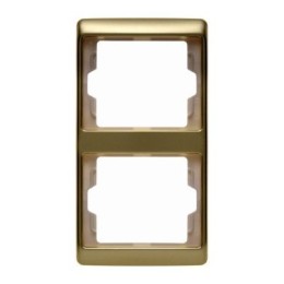 13240002 Рамка Arsys Золото 2-постовая вертикальная Berker