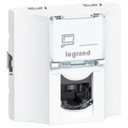 078622 Mosaic RJ45 UTP кат6 медпр бел Legrand