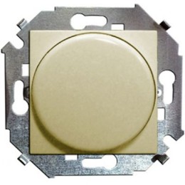 1591790-031 Регулятор напряжения поворотно-нажимной электронный, переключатель, 500Вт 230В, винтовой зажим, слон Simon 15