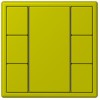 LC503TSA4320F Les Couleurs® Le Corbusier KNX кнопочный модуль F 50 с тремя парами кнопок vert olive vif Jung