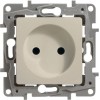 672334 Розетка 2К со шторками - немецкий стандарт - винтовые зажимы - 16 А - 250 В~ - Etika - слоновая кость Legrand