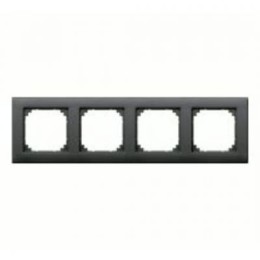 MTN486414 Рамка M-Plan Антрацит 4-постовая Merten