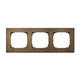 8573 OE Рамка тройная ABB Sky, античная латунь 2CLA857300A1201