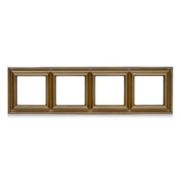 EPD484AT Рамка Eco Profi Deco Античная латунь 4-постовая Jung