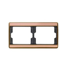 13630007 Рамка Arsys Медь 2-постовая Berker