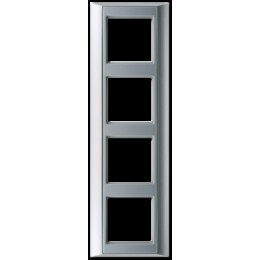 A584AL Рамка A 500 Алюминий 4-постовая Jung