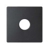 82057-38 Накладка на аудиорозетку для подключения одной аудиоколонки, S82, S82N, S82 Detail, графит Simon