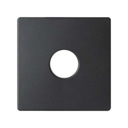 82057-38 Накладка на аудиорозетку для подключения одной аудиоколонки, S82, S82N, S82 Detail, графит Simon