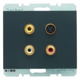 3315327006 BMO CINCH/S-VIDEO K.1 цвет: антрацитовый Berker