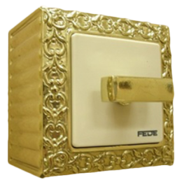 FD01521OB Рамка для накладного монтажа San Sebastian Золото 1-постовая Fede