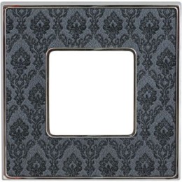 FD01321DNCB Рамка Vintage Tapestry Хром 1-постовая Fede