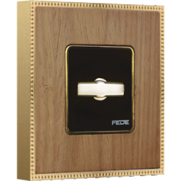 FD01451OOB Рамка Belle Epoque Wood Золото 1-постовая Fede