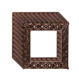 FD01521RC Рамка для накладного монтажа San Sebastian Медь 1-постовая Fede