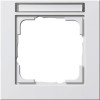 109129 Рамка с полем для надписи E2 Белый матовый 1-постовая Gira