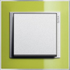 0211746 Рамка Event Clear Зеленый / Алюминий 1-постовая Gira