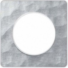 S52P802K Рамка Odace Алюминий / Белый 1-постовая Schneider Electric S52P802K Рамка Odace Алюминий / Белый 1-постовая Schneider Electric