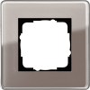 0211522 Рамка Esprit Glass C Дымчатое стекло 1-постовая Gira
