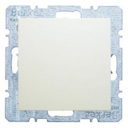 10098982 Заглушка с центральной панелью цвет: белый, с блеском S.1 Berker