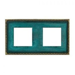 FD01212VO Рамка Toledo Oxyde Green 2-постовая Fede