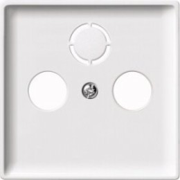 MTN294119 Центр. плата TV/FM х2 х3, белый Merten