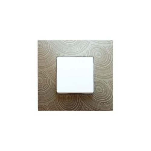 2700617-805 Накладка декоративная на рамку базовую, 1 пост, Simon 27 Play, Extrem, текстурный серый