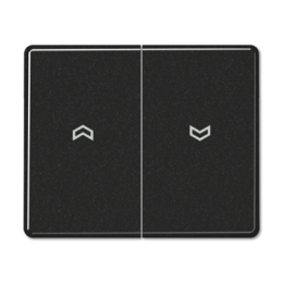 SL595PSW SL 500 Черный Клавиша 2-я жалюзийная Jung