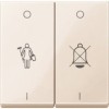 MTN432644 Клавиша x2 с надписями для горничной Merten