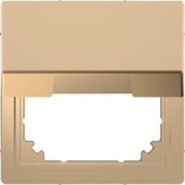 MTN4081-6051 D-life адаптер с крышкой для интеграции system m в D-life, шампань Merten