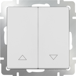 WL01-01-02 Выключатель жалюзи (белый) Antik Werkel a041285