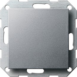 026826 Заглушка с опорной платой Алюминий Gira