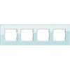 021418 Рамка Esprit Салотовое стекло 4-постовая Gira