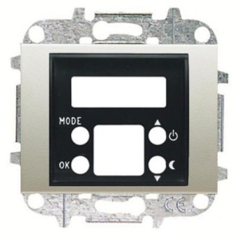 8440.5 BL Накладка для механизма электронного терморегулятора 8140.5, серия OLAS, цвет белый жасмин, ABB