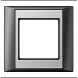 AP581ANTAL Рамка A Plus Антрацит / Алюминий 1-постовая Jung