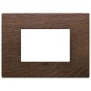 22653.32 Рамка Eikon EXE Американский орех 3-модульная Vimar