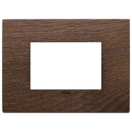 22653.32 Рамка Eikon EXE Американский орех 3-модульная Vimar