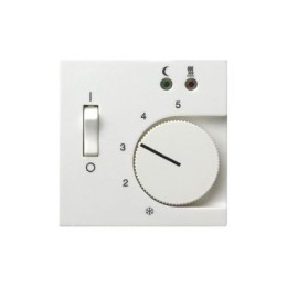 149403 Накладка для регулятора температуры пола белый глянец Белый Gira