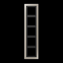 ESD2985-L Рамка LS Design Edelstahl 5-постовая Jung