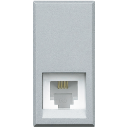 HC4258/11N Axolute Розетка Rj 11, категория 3, К10 Bticino