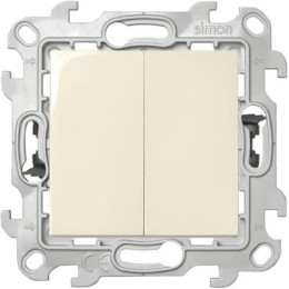 2420398-031 Двухклавишный выкл Push&Go, сл кость Simon 24