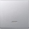 MTN431060 Клавиша с окошком для св.инд. алюминий Merten
