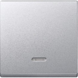 MTN431060 Клавиша с окошком для св.инд. алюминий Merten