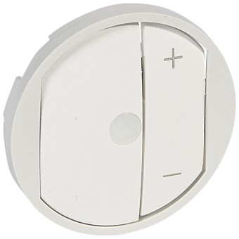 068075 Celiane Лицевая панель светорегулятора приемника-передатчика IOBL, белая Legrand