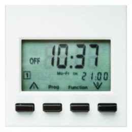 17358989 Таймер Easy с дисплеем цвет: полярная белизна, с блеском S.1/B.3/B.7 Glas Berker