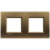 LNA4802M2BZ Рамка LivingLight Квадрат Бронза 2+2 модуля Bticino