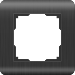 WL12-Frame-01 Рамка на 1 пост (графит) Stream Werkel a046315